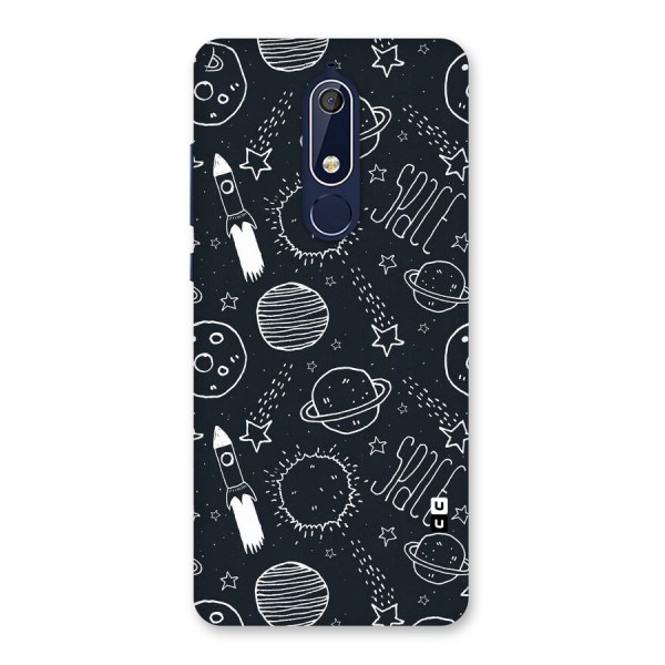 Just Space Things Back Case for Nokia 5.1