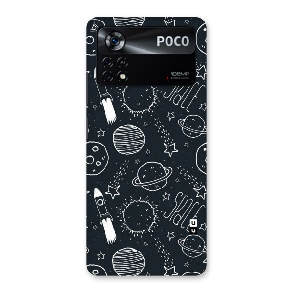 Just Space Things Back Case for Poco X4 Pro 5G