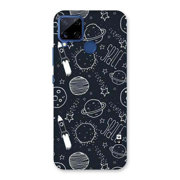 Just Space Things Back Case for Realme Narzo 30A