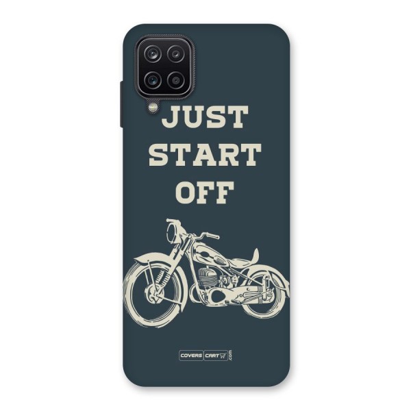 Just Start Off Back Case for Galaxy A12