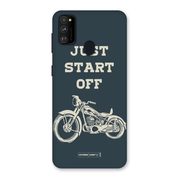 Just Start Off Back Case for Galaxy M21