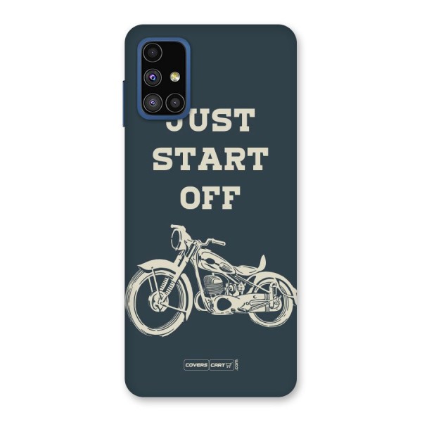 Just Start Off Back Case for Galaxy M51