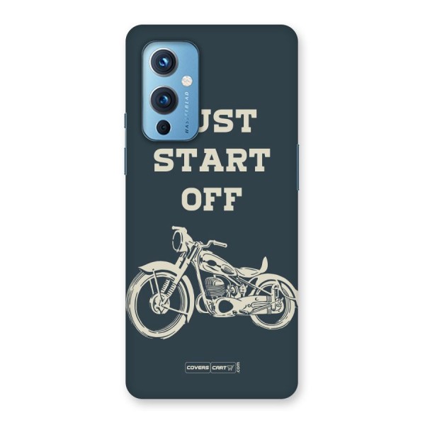 Just Start Off Back Case for OnePlus 9