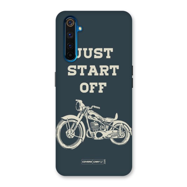 Just Start Off Back Case for Realme 6 Pro