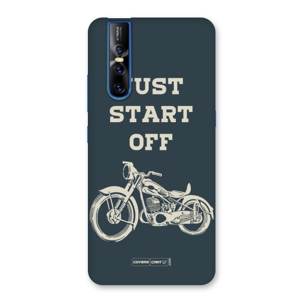 Just Start Off Back Case for Vivo V15 Pro