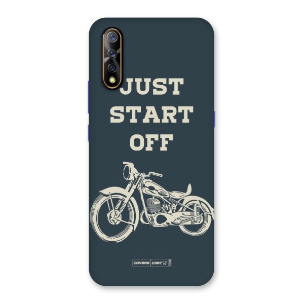 Just Start Off Back Case for Vivo Z1x