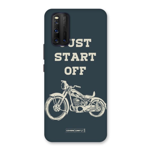 Just Start Off Back Case for Vivo iQOO 3