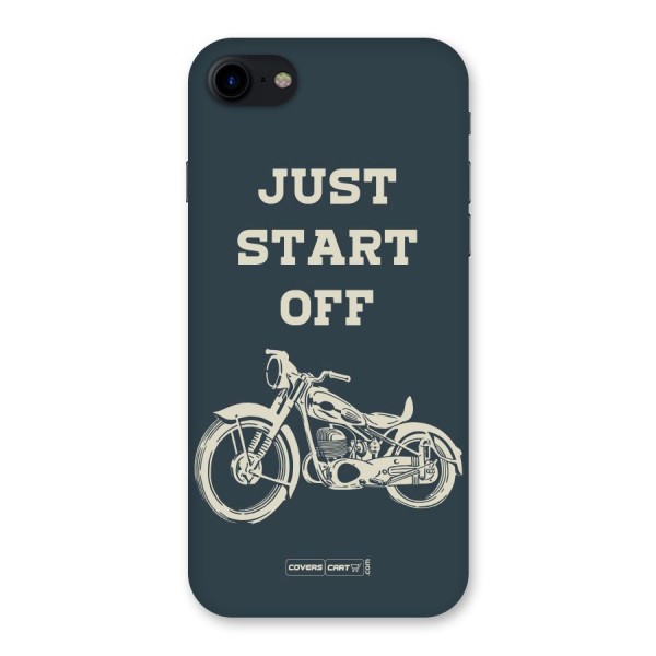 Just Start Off Back Case for iPhone SE 2020