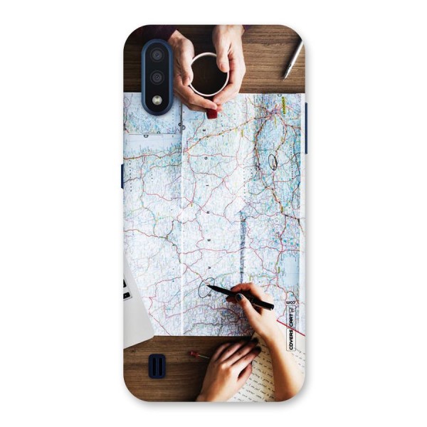 Just Travel Back Case for Galaxy M01