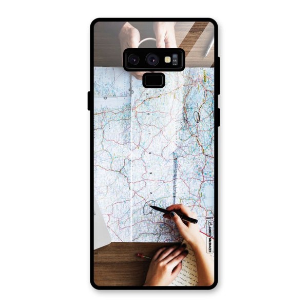 Just Travel Glass Back Case for Galaxy Note 9