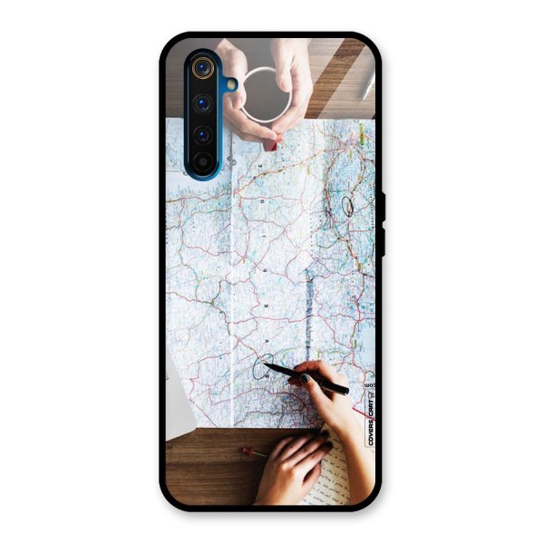 Just Travel Glass Back Case for Realme 6 Pro