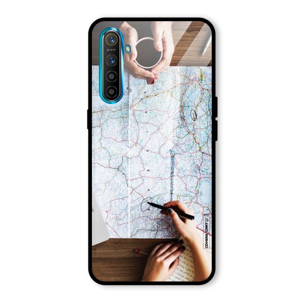 Just Travel Glass Back Case for Realme XT