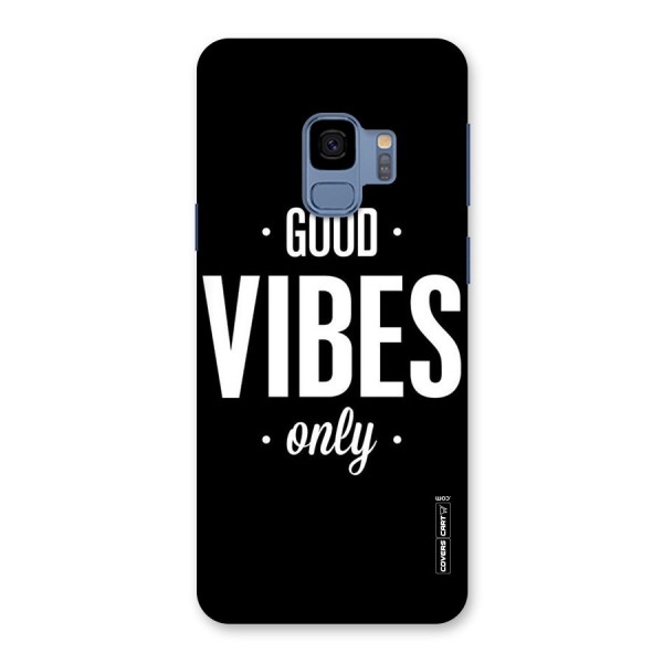 Just Vibes Back Case for Galaxy S9