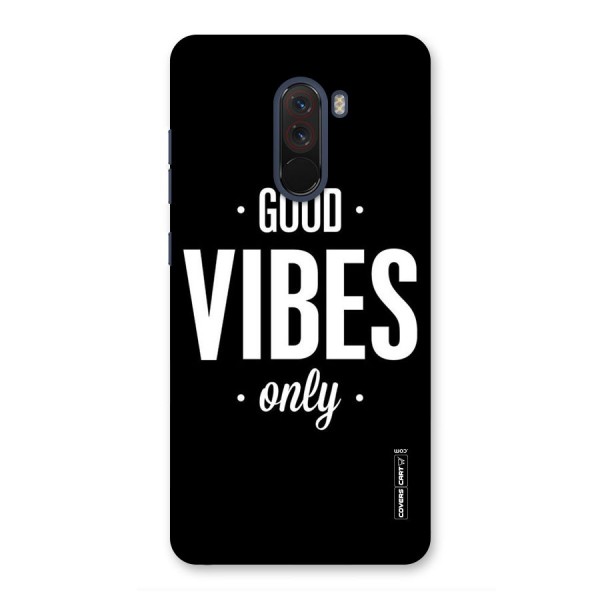 Just Vibes Back Case for Poco F1