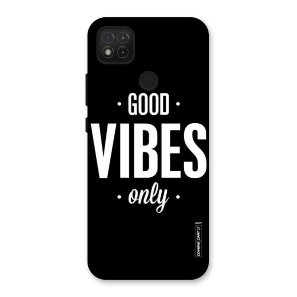 Just Vibes Back Case for Redmi 9C