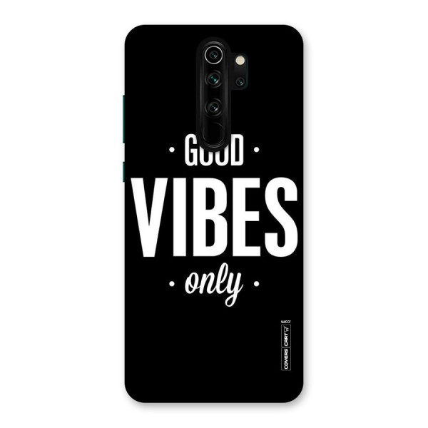 Just Vibes Back Case for Redmi Note 8 Pro