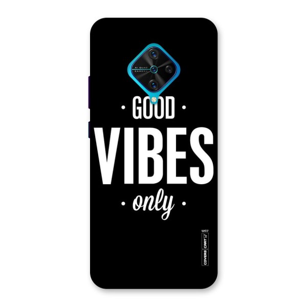 Just Vibes Back Case for Vivo S1 Pro