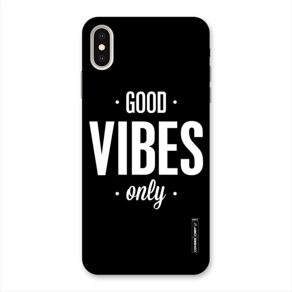 Just Vibes Back Case for iPhone XS Max