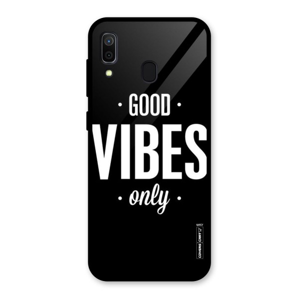 Just Vibes Glass Back Case for Galaxy A30