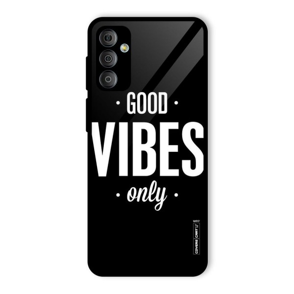 Just Vibes Glass Back Case for Galaxy F23