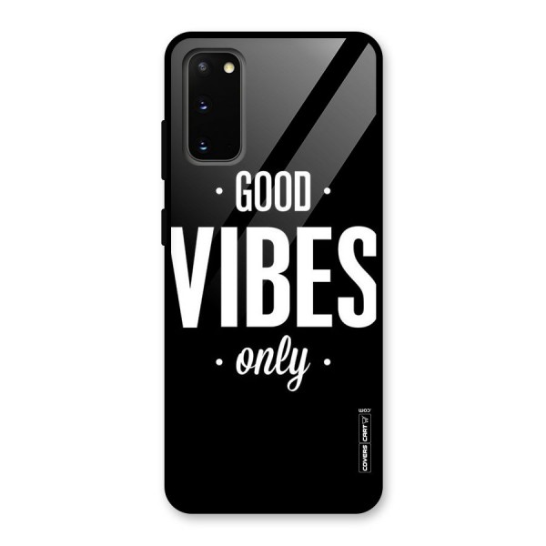 Just Vibes Glass Back Case for Galaxy S20