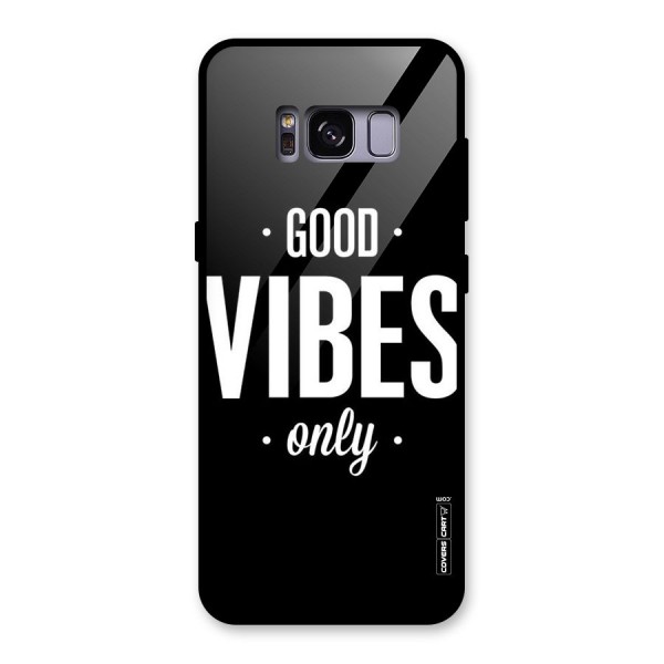 Just Vibes Glass Back Case for Galaxy S8