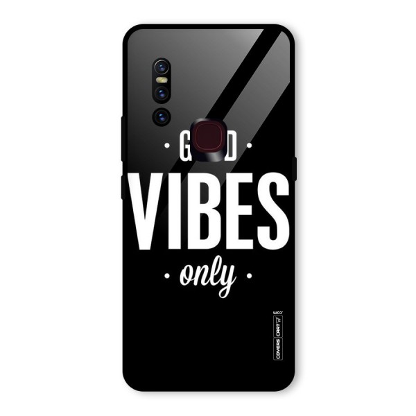 Just Vibes Glass Back Case for Vivo V15