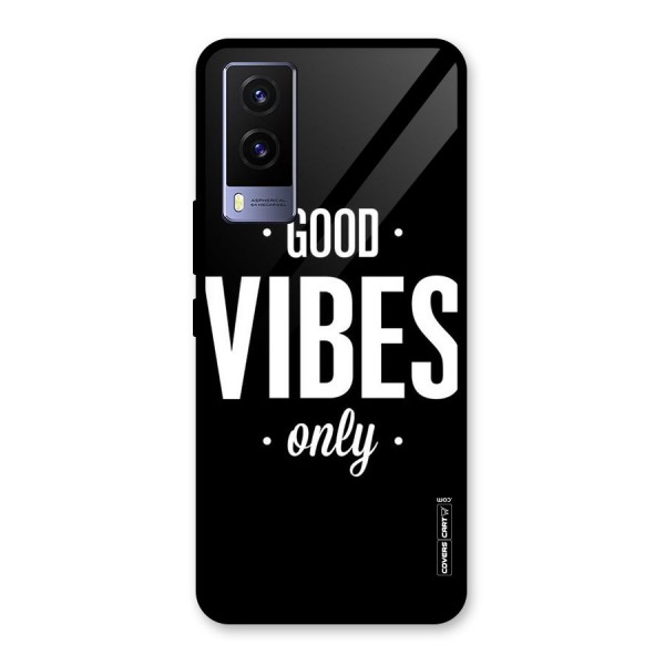 Just Vibes Glass Back Case for Vivo V21e 5G