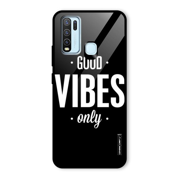 Just Vibes Glass Back Case for Vivo Y30