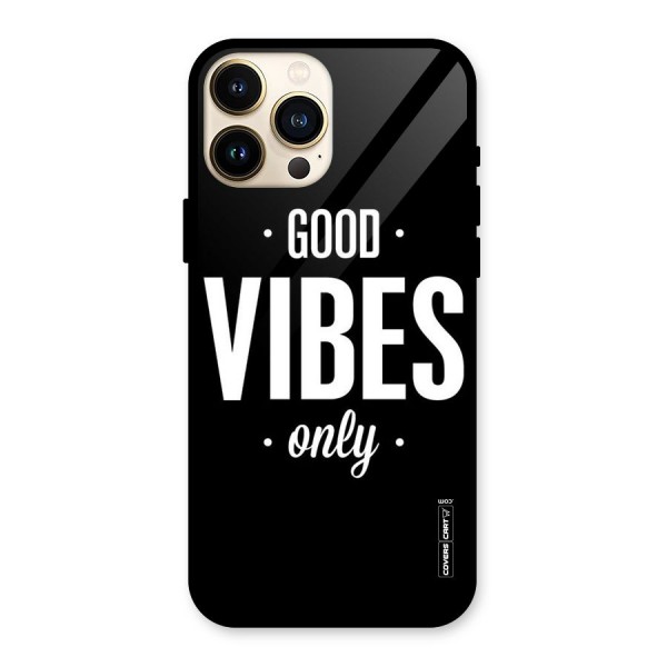 Just Vibes Glass Back Case for iPhone 13 Pro Max