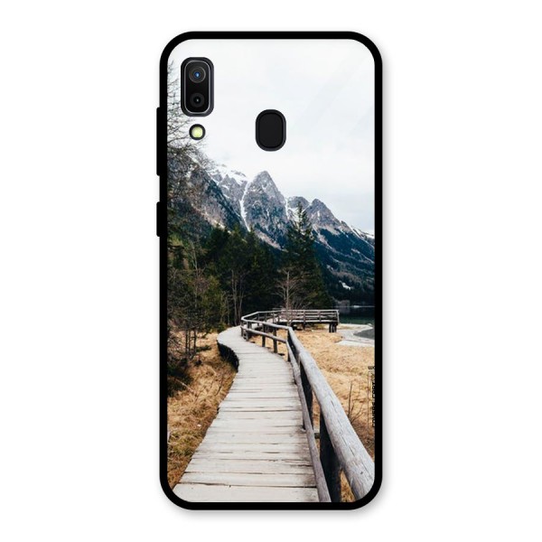 Just Wander Glass Back Case for Galaxy A30