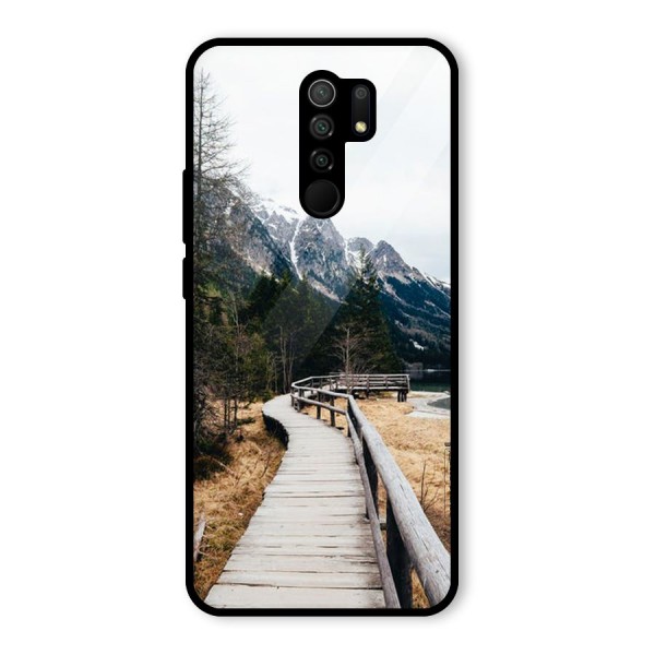 Just Wander Glass Back Case for Redmi 9 Prime