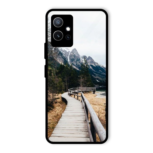 Just Wander Glass Back Case for Vivo T1 5G