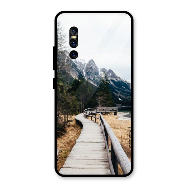 Just Wander Glass Back Case for Vivo V15 Pro