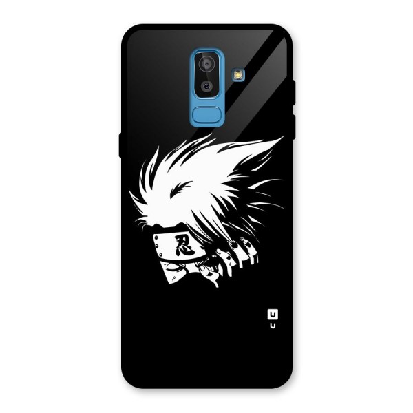 Kakashi Hatake Black Glass Back Case for Galaxy J8