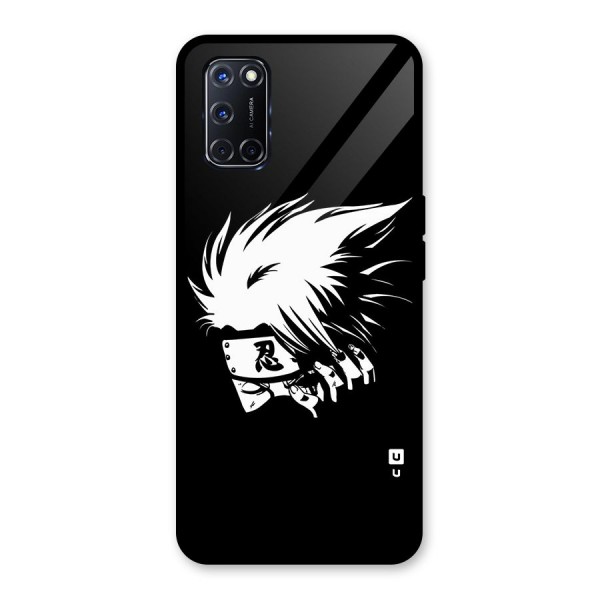 Kakashi Hatake Black Glass Back Case for Oppo A52