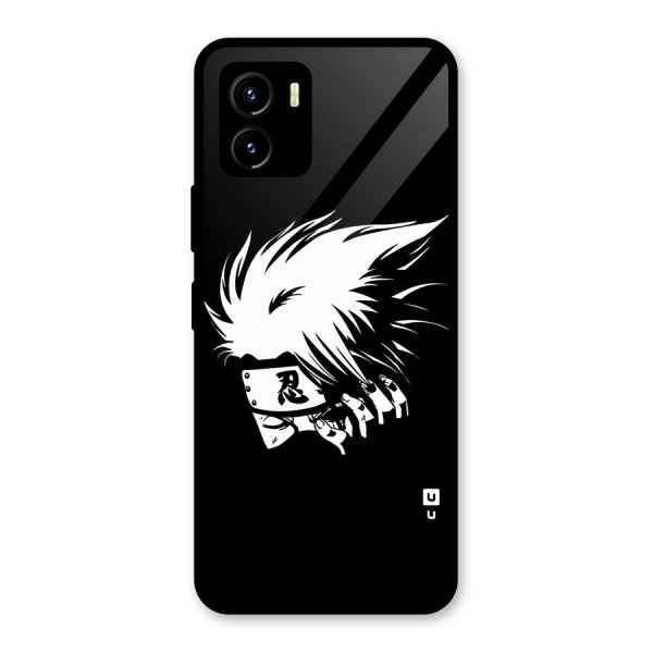 Kakashi Hatake Black Glass Back Case for Vivo Y15s