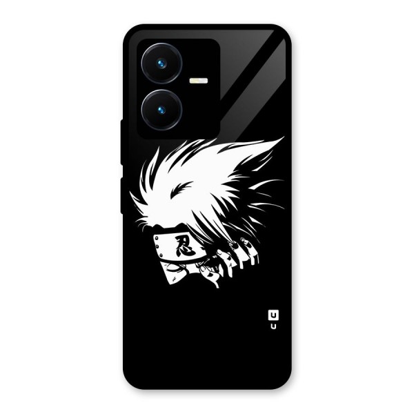 Kakashi Hatake Black Glass Back Case for Vivo Y22