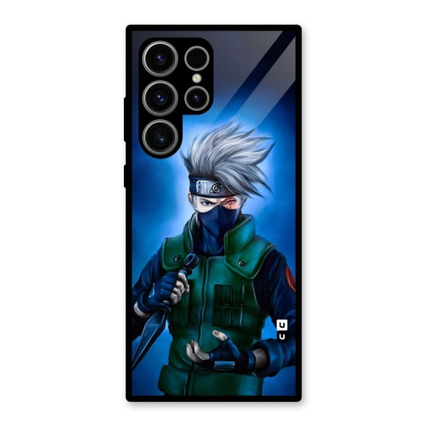 Kakashi Hatake Glass Back Case for Galaxy S23 Ultra