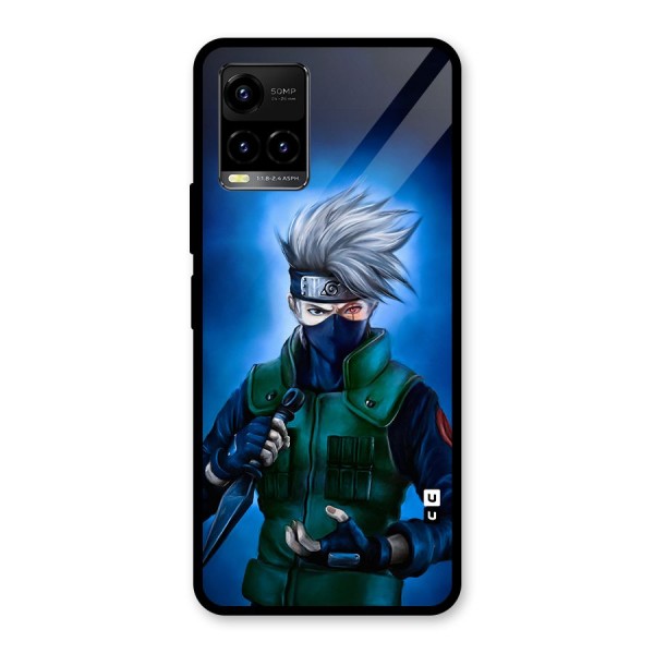 Kakashi Hatake Glass Back Case for Vivo Y21 2021