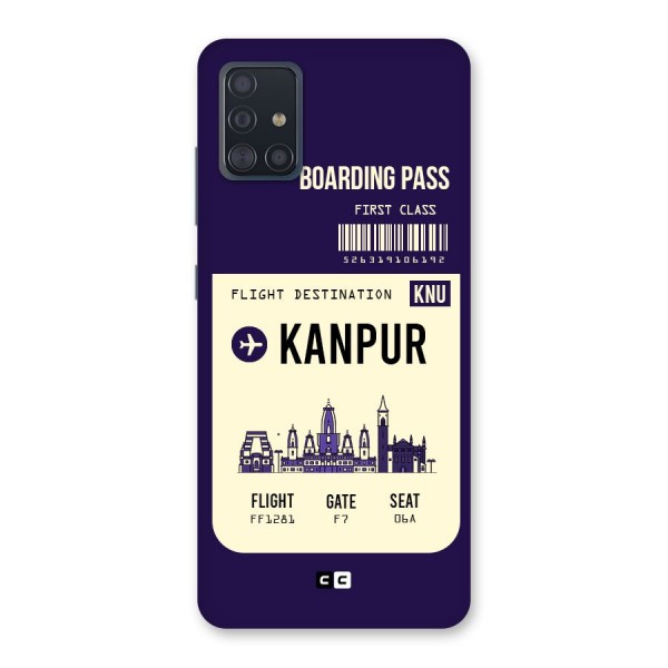 Kanpur Boarding Pass Back Case for Galaxy A51