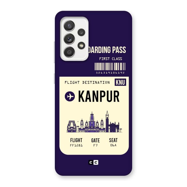 Kanpur Boarding Pass Back Case for Galaxy A52