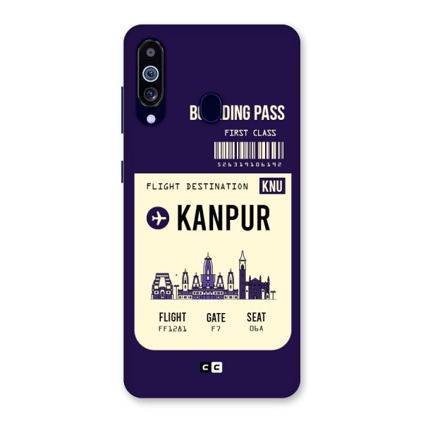 Kanpur Boarding Pass Back Case for Galaxy A60