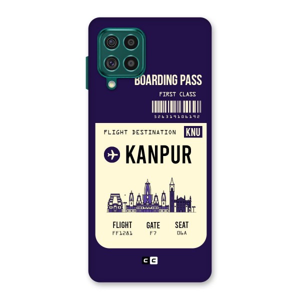 Kanpur Boarding Pass Back Case for Galaxy F62