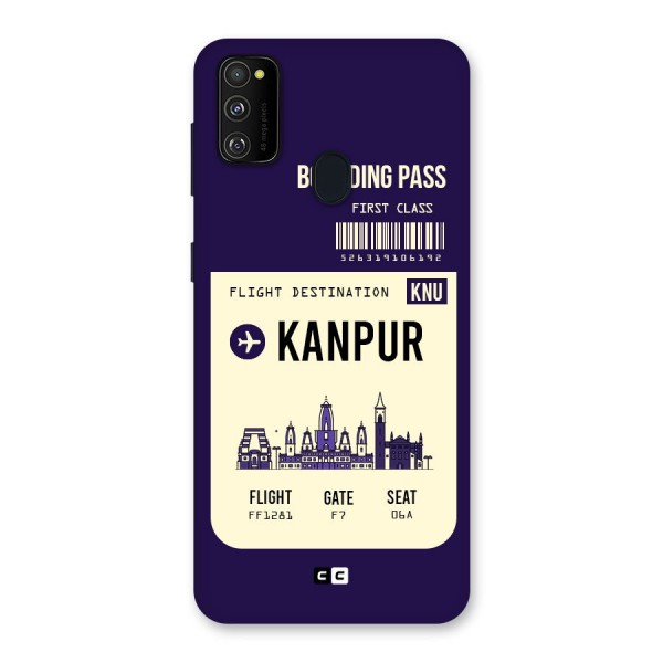 Kanpur Boarding Pass Back Case for Galaxy M21