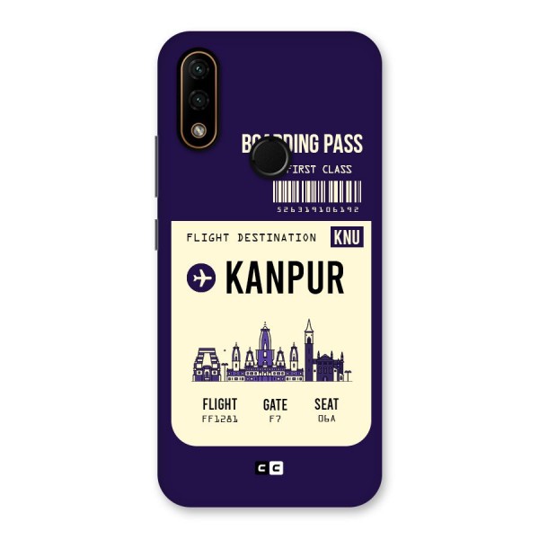 Kanpur Boarding Pass Back Case for Lenovo A6 Note