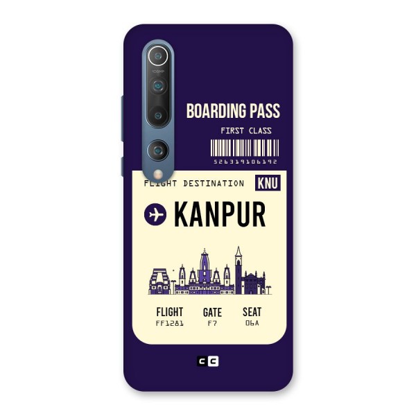 Kanpur Boarding Pass Back Case for Mi 10