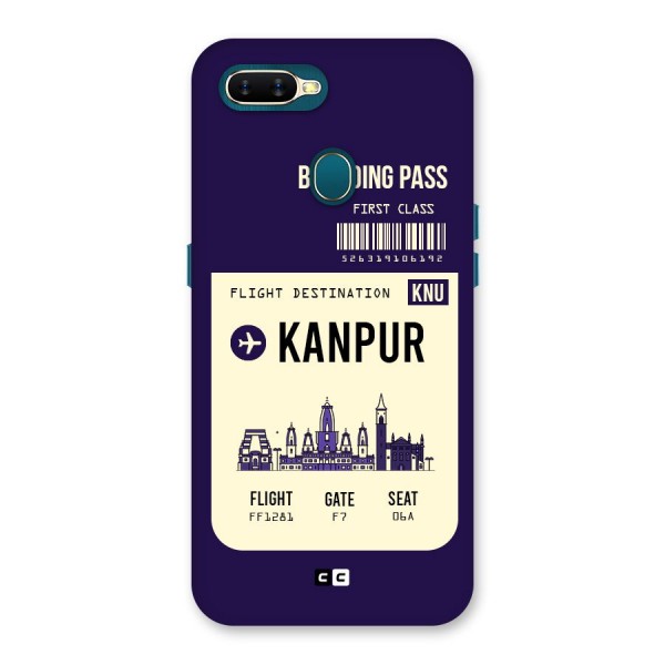 Kanpur Boarding Pass Back Case for Oppo A7