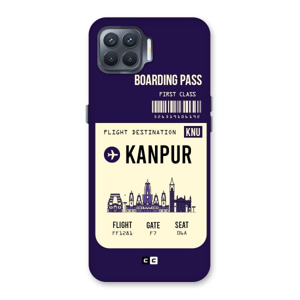 Kanpur Boarding Pass Back Case for Oppo F17 Pro