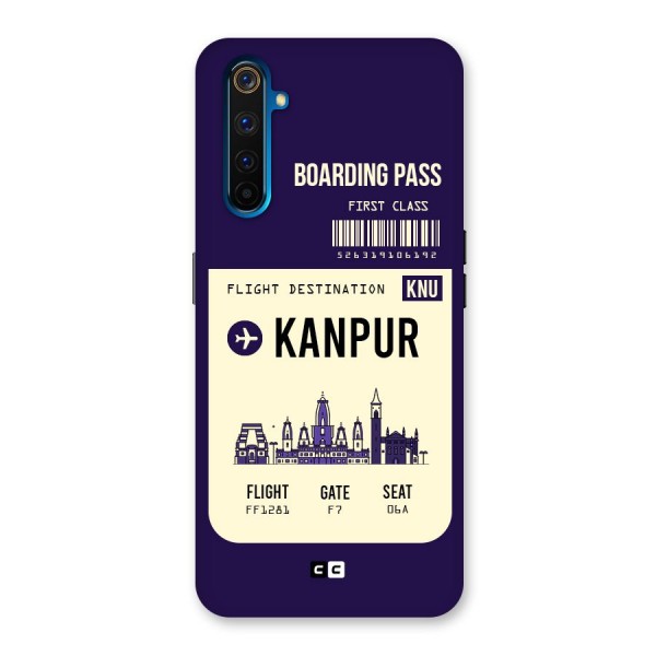 Kanpur Boarding Pass Back Case for Realme 6 Pro